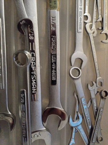 Craftsman SAE Combination 18pc Wrench Set - USA Vintage - photo 3