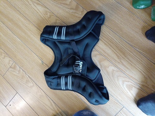 ZELUS Weighted Vest 12 lb Weight Vest Reflective Stripe Black - photo 2