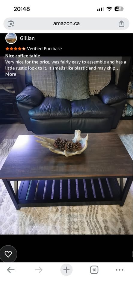 Black Farmhouse Coffee Table - photo 3