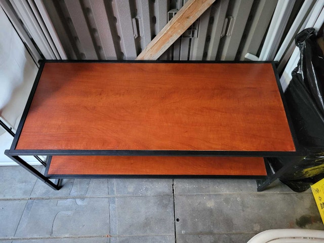 Used TV Stand - Rustic Charm, Two-Tier - photo 2