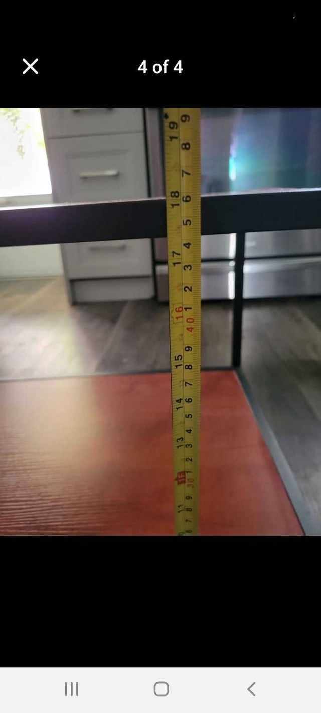 Used TV Stand - Rustic Charm, Two-Tier - photo 5