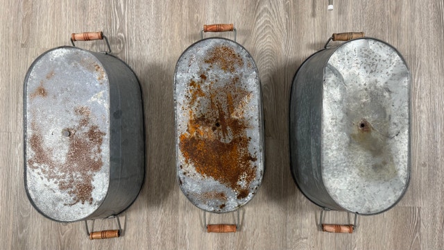 Rustic Farmhouse Company Galvanized Tubs - Set of 3 - photo 4