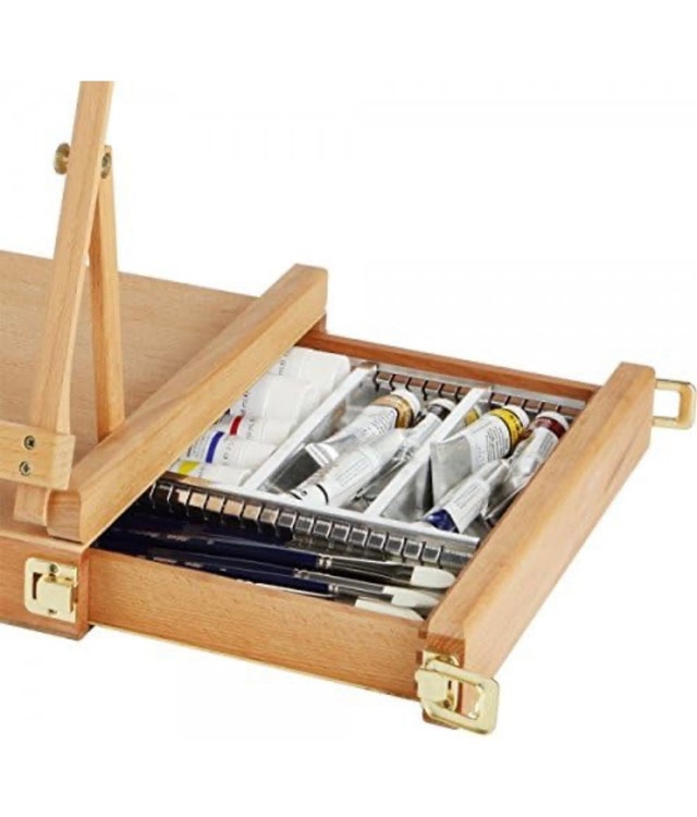 Table Top Art Easel & Sketchbox, Storage Drawer - photo 3