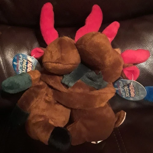 RARE HOLIDAY FLOPPY FRIENDS FOREVER PLUSH REINDEER - PLUSH 2001 - photo 2