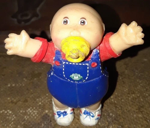 1984 Cabbage Patch Kids PVC Figure - Blue Jumpsuit