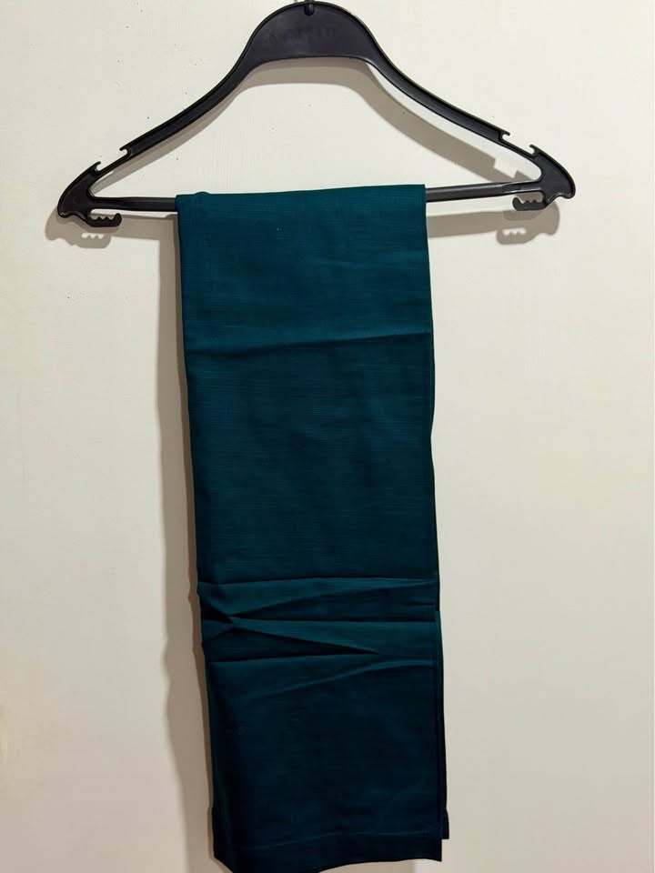 Deep Teal Embroidered 3-Piece Suit – Brand New | Size Medium - photo 5