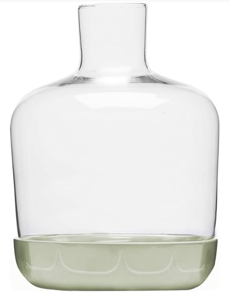 Sagaform Sage Green Greenhouse Terrarium with Glass Cover - photo 2