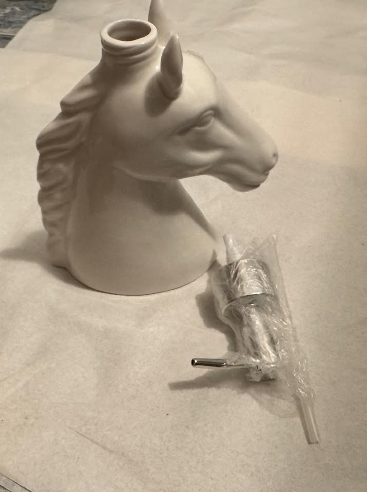 NEW, Horse shaped white Porcelain Soap Dispenser by Imm Living - photo 4