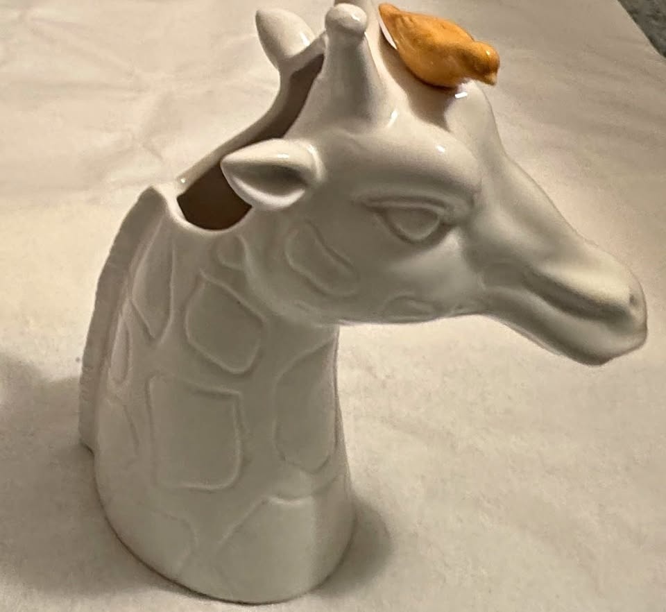 NEW Giraffe Porcelain Cup/Container by Imm Living