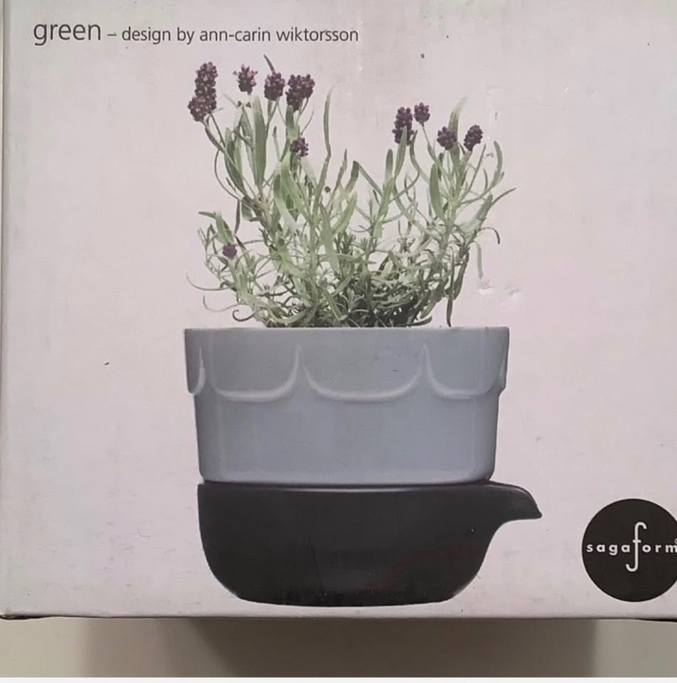 Sagaform Lavender Blue Herb Pot/Planter - photo 2
