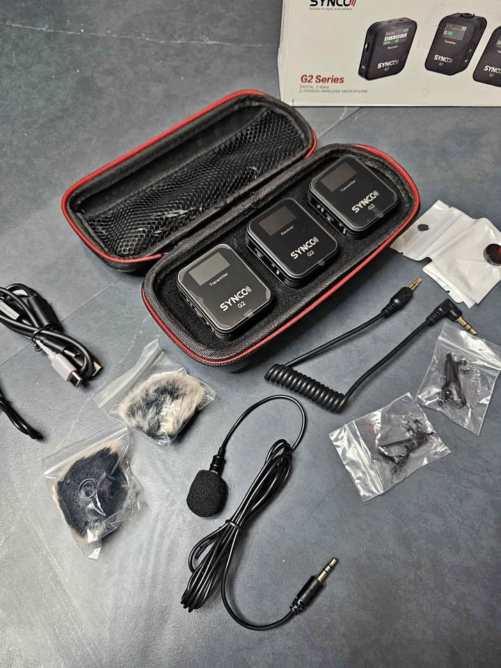 SYNCO Wireless Lavalier Microphone G2(A2) Dual Transmitter