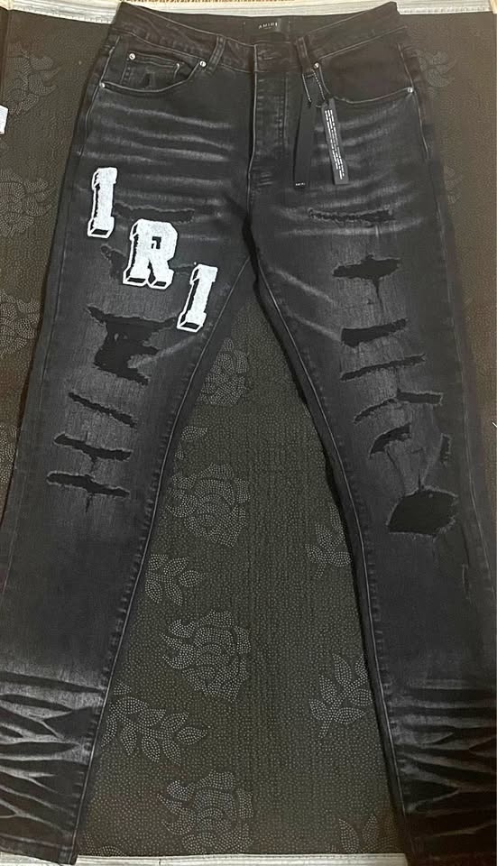 Amiri Black Distressed Jeans - Size 30 - Brand New w/ Tags