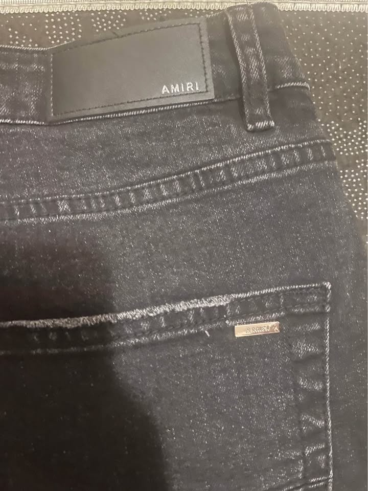 Amiri Black Distressed Jeans - Size 30 - Brand New w/ Tags - photo 3