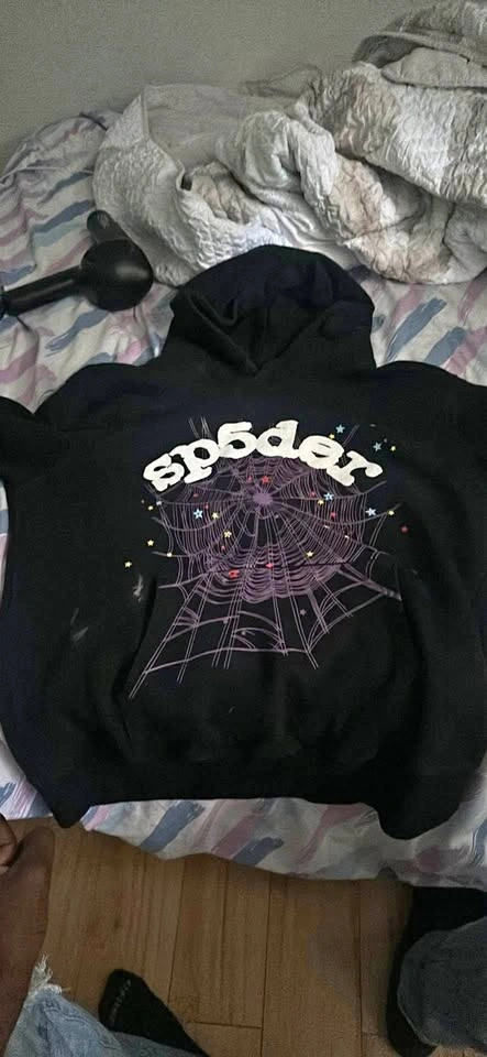 Black and Purple Spider Hoodie