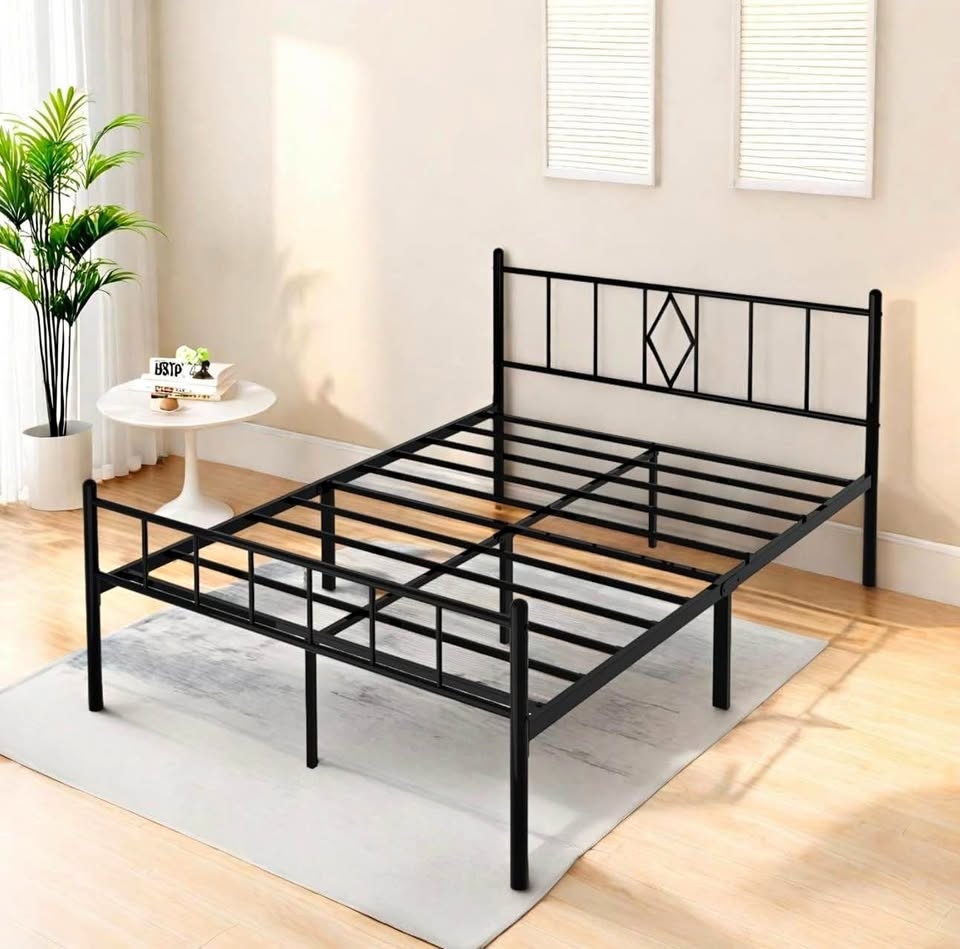 Mainstays Full 14" Heavy Duty Steel Slat Platform Bed Frame