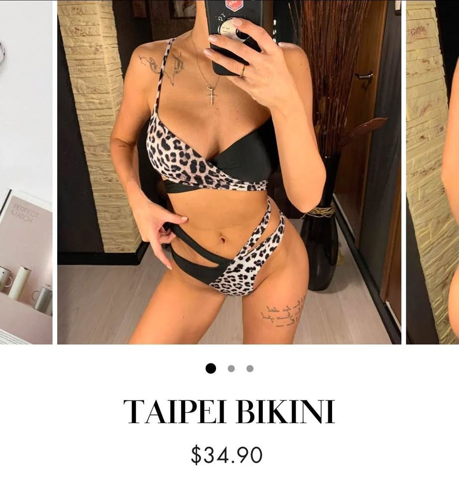 Gorgeous Leopard Print Bikini