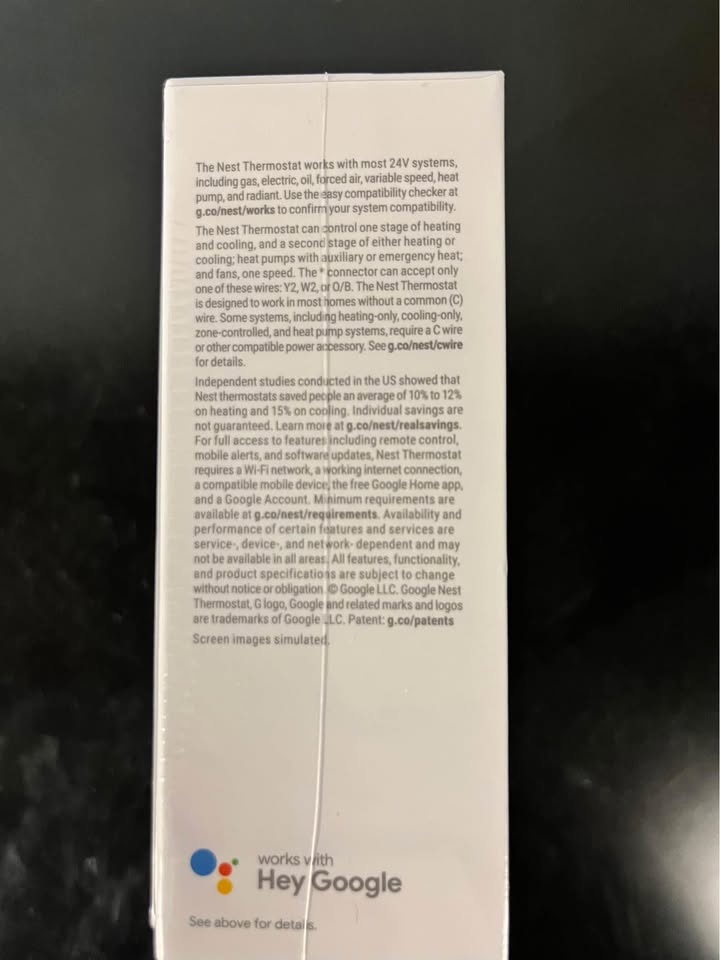 Google Nest Thermostat - photo 2