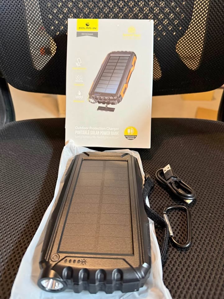 Brand New Portable Solar Charger Power Bank (42800 mAh)