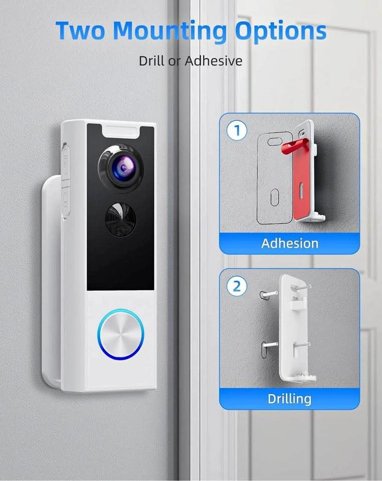 Brand New XTU J10 Wireless Doorbell Camera With Chime - photo 2