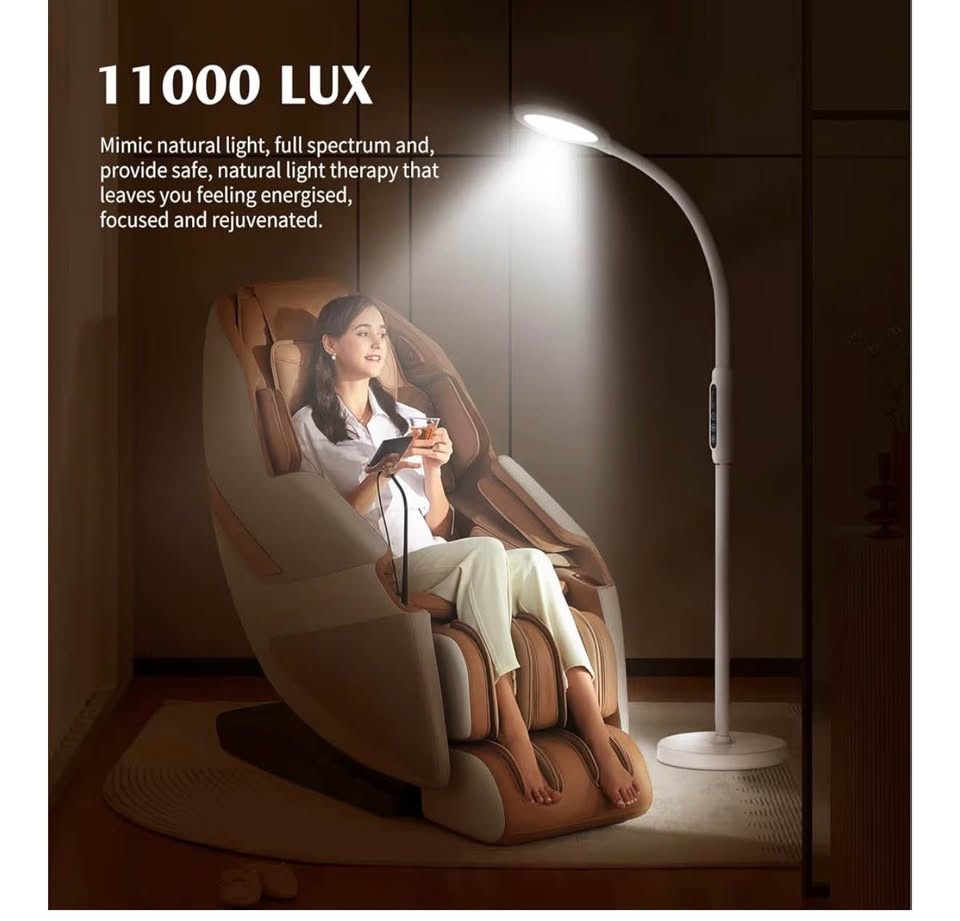 Happy Light Therapy Lamp 11000 Lux, UV-Free Brand New - photo 3