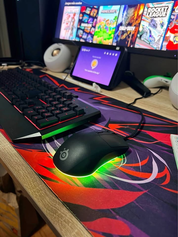 ASUS RGB Gaming Keyboard + SteelSeries Rival 3 (Gen 2)