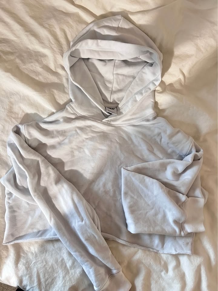 White Hoodie size S/XS - photo 2