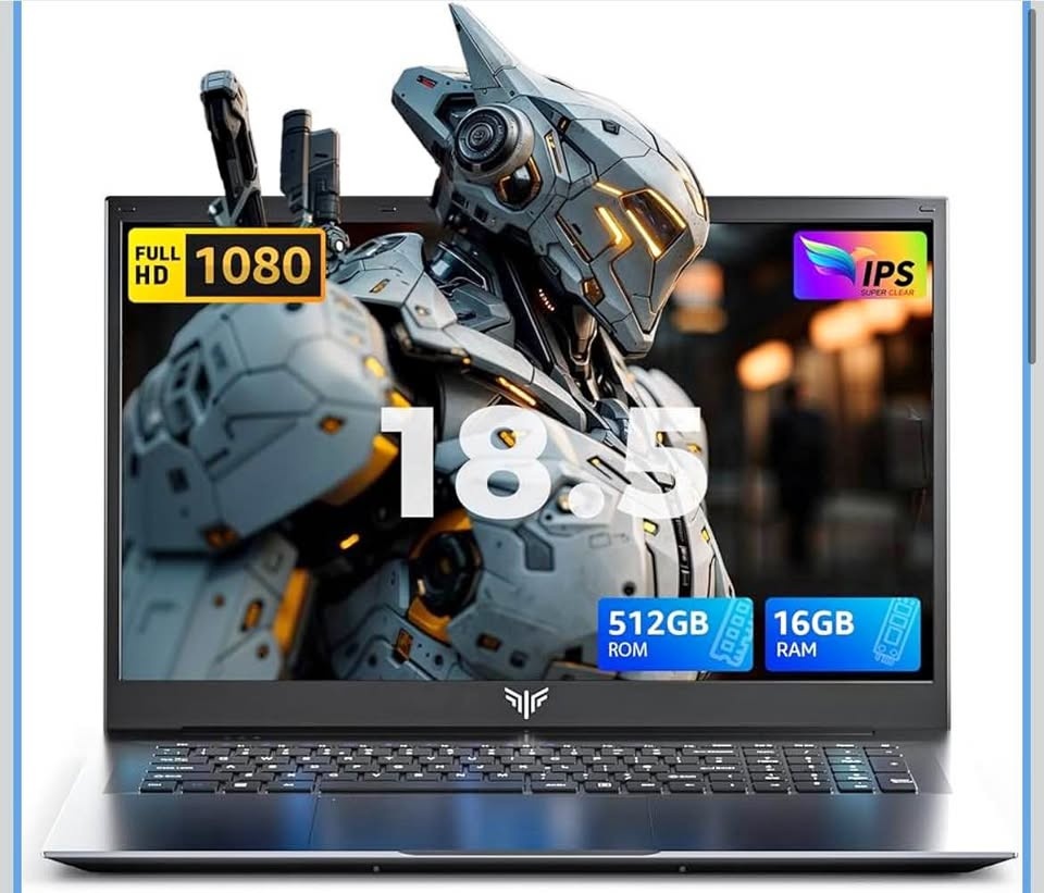 ACEMAGIC AX18 Laptop - 18.5" FHD, Intel N150, 16GB RAM, 512GB SS