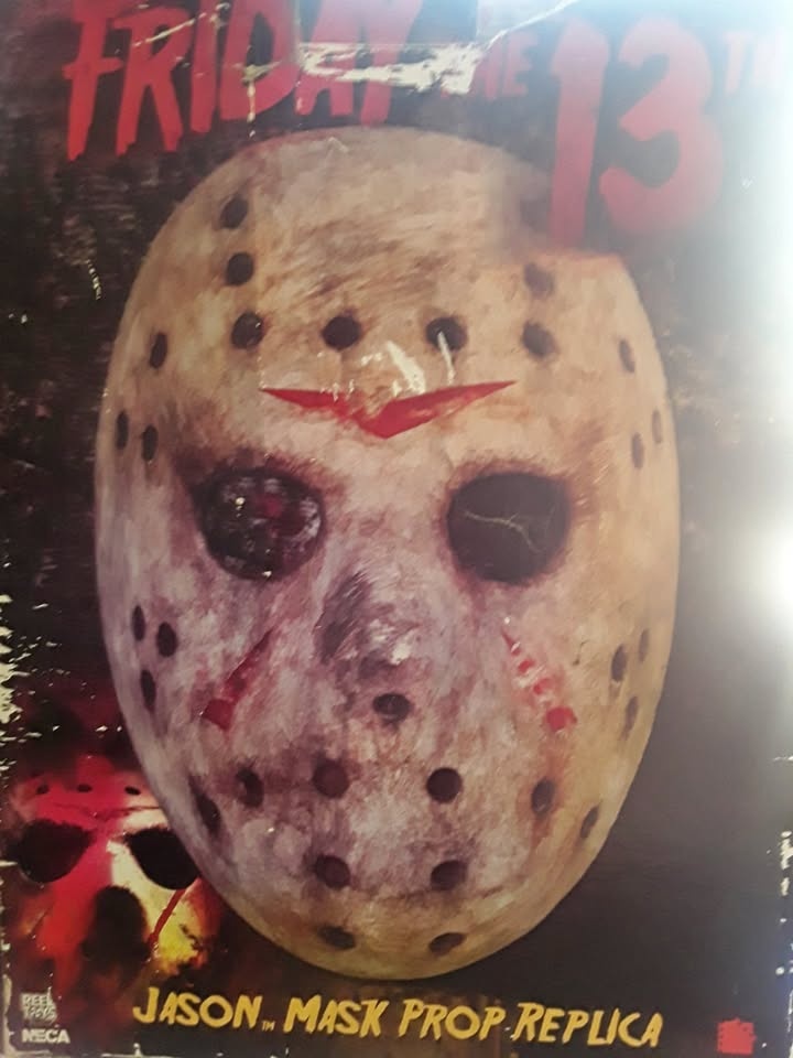Rare NECA Jason Mask Replica with Box