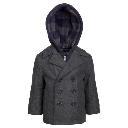 Boys F.O.G. BY LONDON FOG Water-Resistant Hooded Gilet Peacoat - photo 3