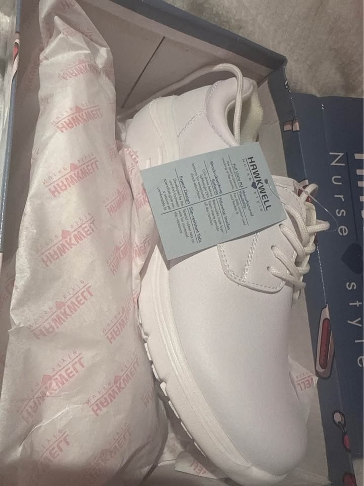 HAWKWELL Nurse Style White Shoes New size 8 - photo 4