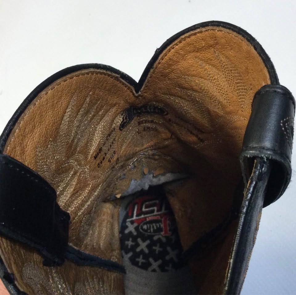 Justin Embroidery Square Toe Cowboy Boots Men's 6B / narrow - photo 5