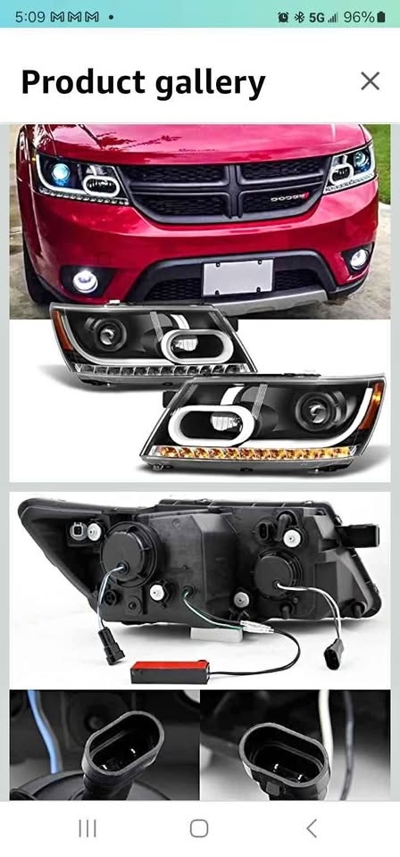 Dodge Journey LED Headlamps (2009-2020)