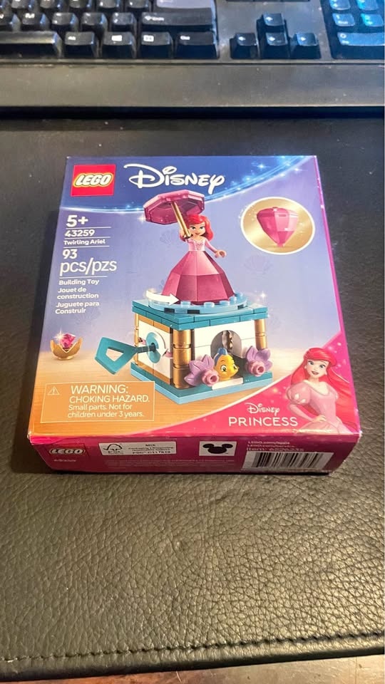 LEGO 43259 Disney's Twirling Ariel - 93 pcs - New & Sealed