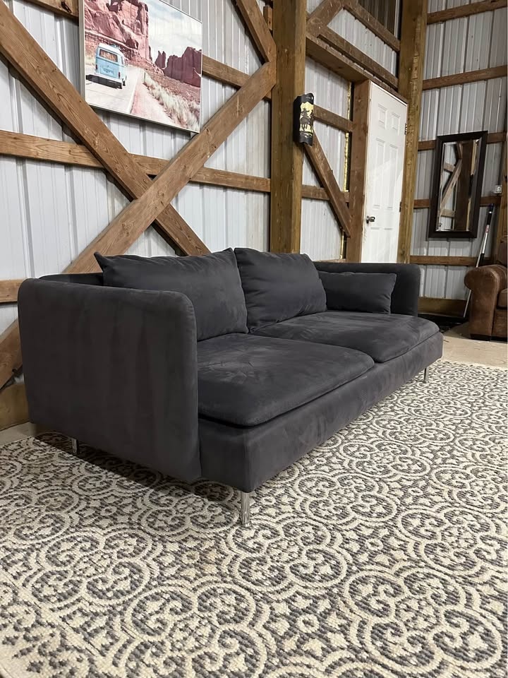 IKEA LÅNGARYD Sofa in Dark Grey 🛋️ - photo 4
