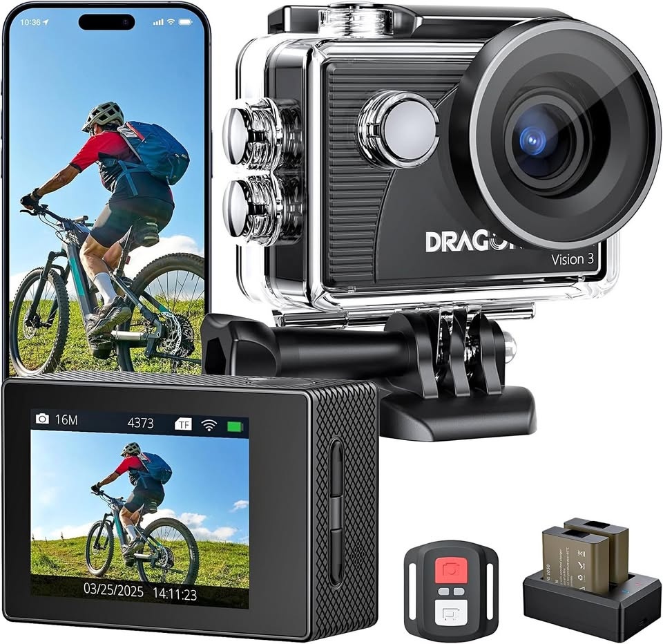 Dragon Touch Vision 3 "Go Pro" Style Cam