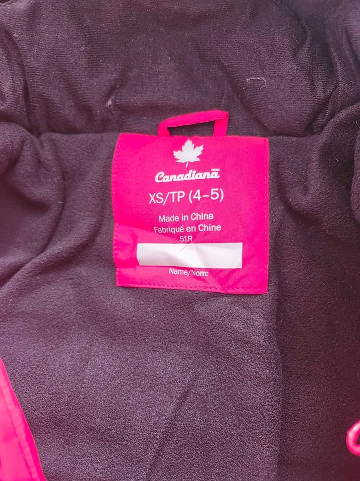 Brand New Canadiana Kids Winter Snow Jacket Size 4–5 (XS) ❄️🧥 - photo 4