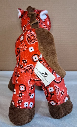 Stuffed Red Pailey Bandana Giraffe Plush - photo 2