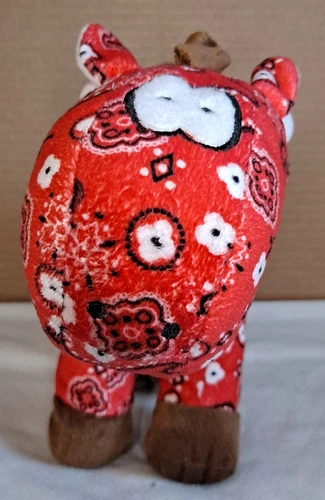 Stuffed Red Pailey Bandana Giraffe Plush - photo 3