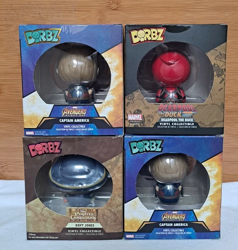 Funko Dorbz DEADPOOL THE DUCK, CAPTAIN AMERICA & Davy Jones (4) - photo 4