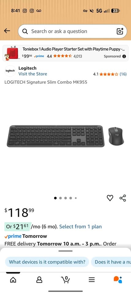 LOGITECH Signature Slim Combo MK955 - photo 2