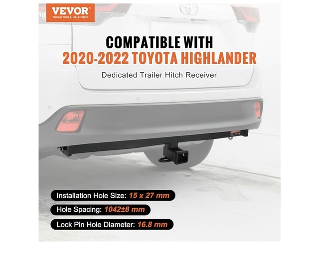 2020-2022 Highlander VEVOR Class 3 Trailer Hitch - photo 3
