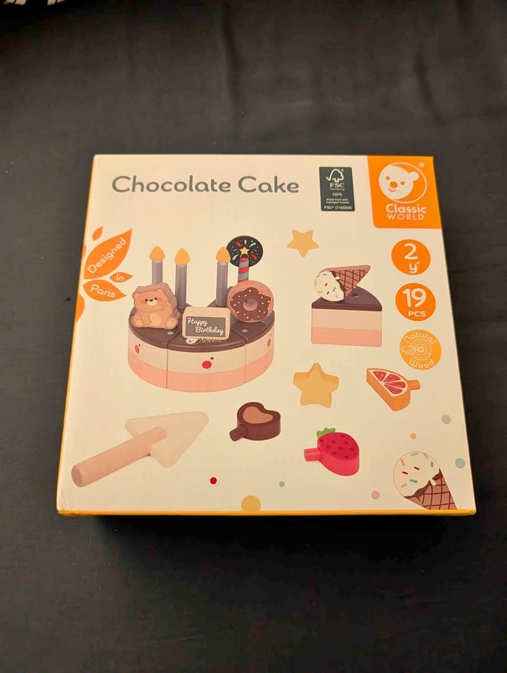 Classic World Chocolate Cake Toy - Brand New