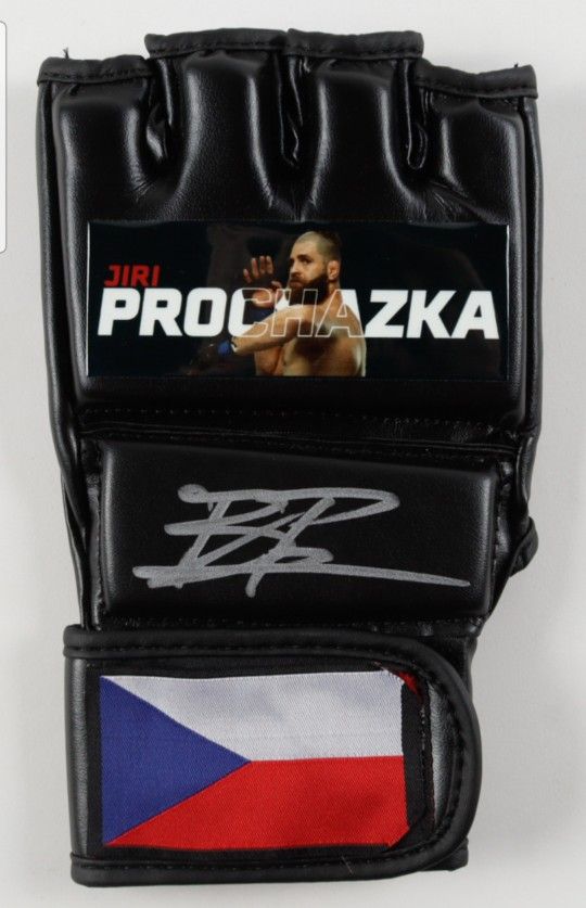 JIRI PROCHAZKA Autographed Custom Czech Republic MMA Fight Glove
