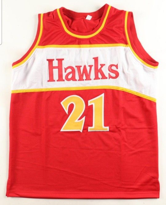 Dominique Wilkins Signed Jersey (AWM) Atlanta Hawks XL - photo 3