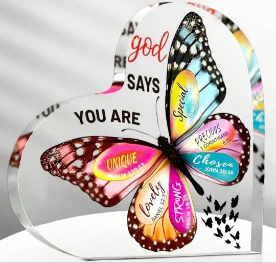 5 Inspirational Acrylic Shaped Plaque/Decor Gifts - photo 2