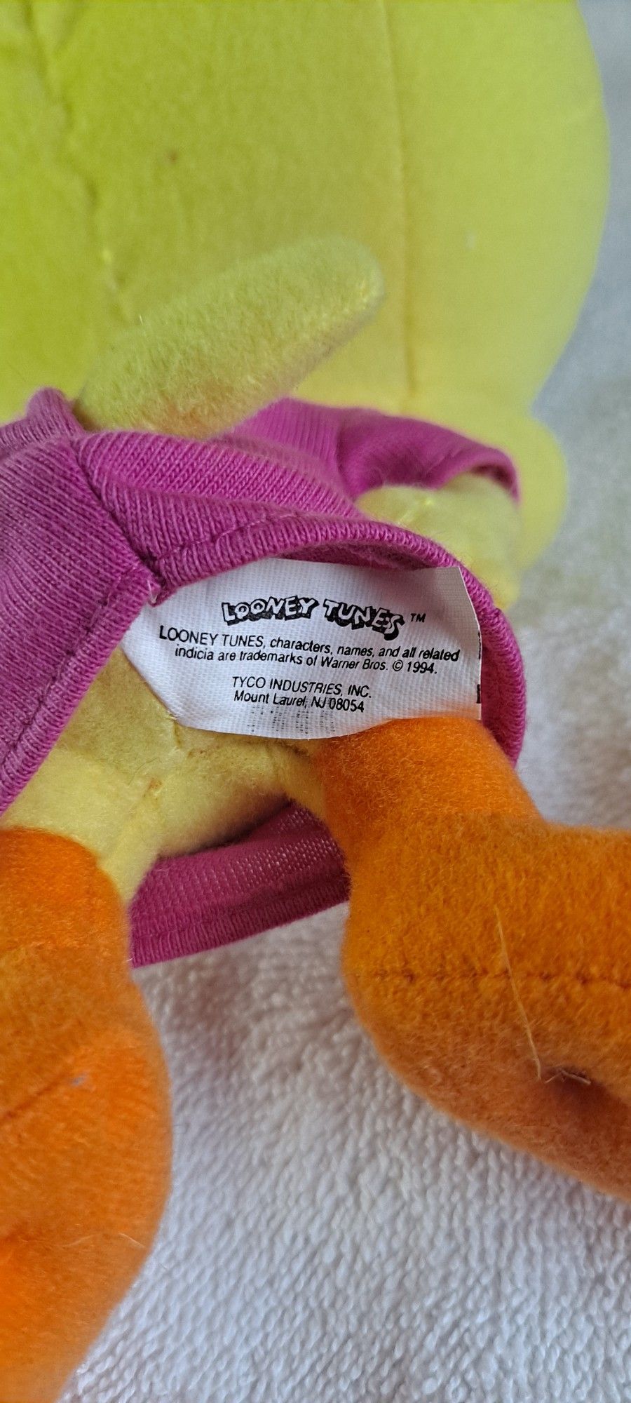 Vintage 1994 Looney Tunes Tweety Bird Plush - photo 5