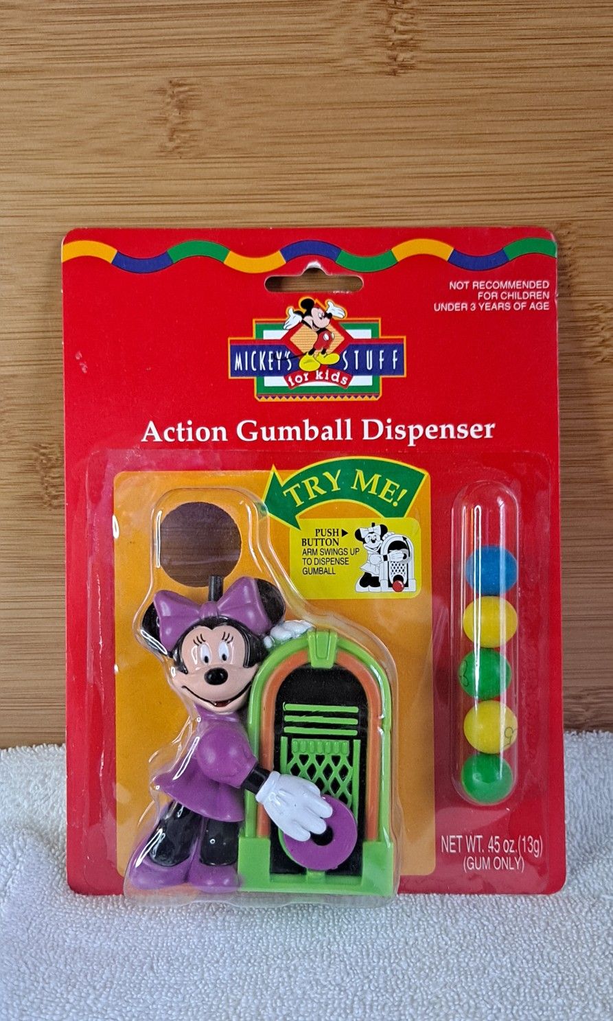 3 Vintage 1990 Disney Mickey & Minnie Mouse Gumball Dispensers - photo 2