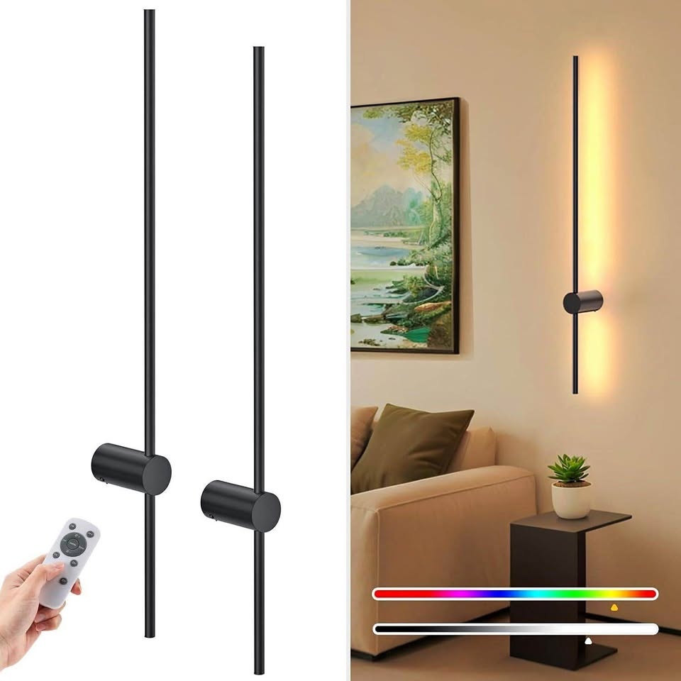 35.4" Battery Wall Sconce Set (2)