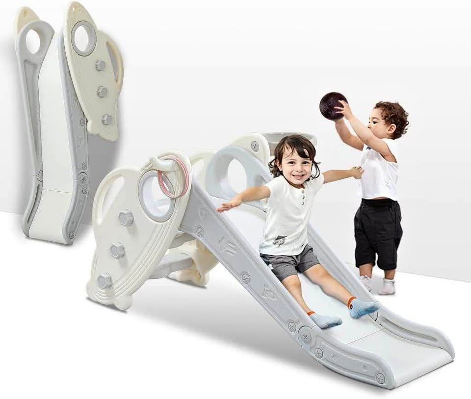 Onasti Kids Slide - Indoor/Outdoor Grey