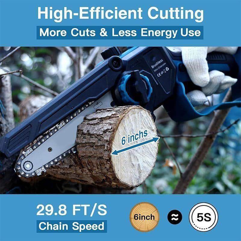 2-in-1 Electric Pole Saw, 6" Cordless - photo 2
